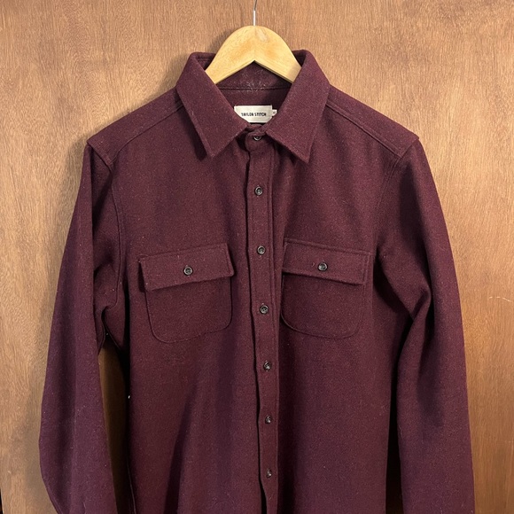 Taylor Stitch Other - Burgundy Button-Up Shirt